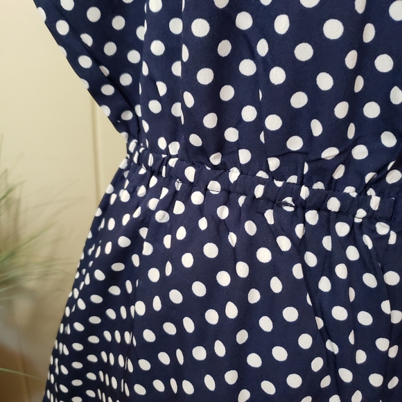 AX Paris Curve | 16 Plus Polka Dot Romper navy - Picture 9 of 15